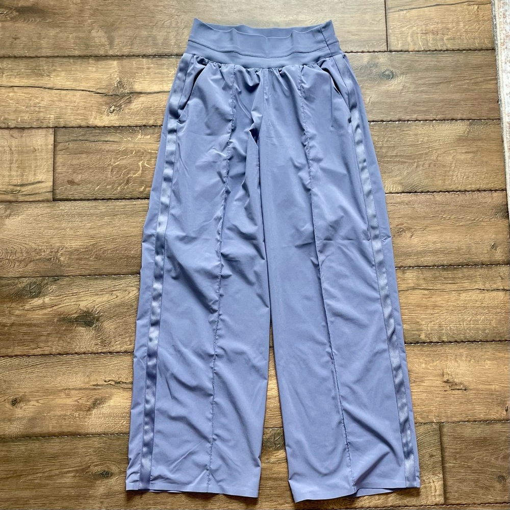 Athleta Lavender Wide-Leg Active Pants
